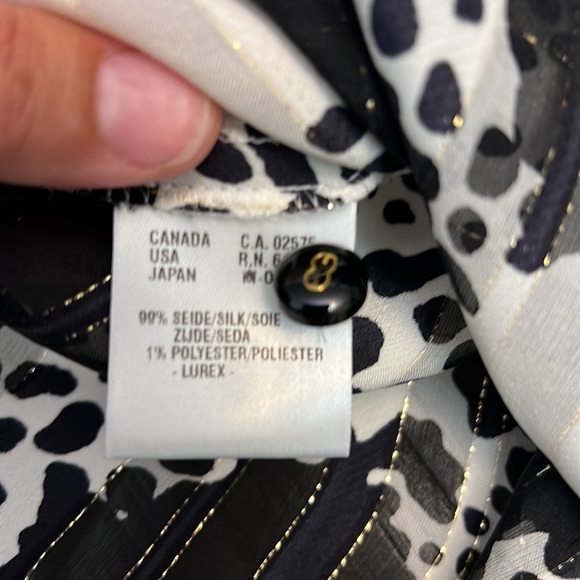 ESCADA SILK BUTTON DOWN TOP SIZE 4 - Picture 11 of 15